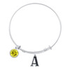 EXPANDABLE INITIAL BANGLE WITH NOVEMBER CHARM (AMAZON)