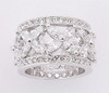11MM FLOWER CZ RING W/ MARQUEE