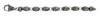 TWISTED BLADE SILVER LARGE OVAL DAGGER BRACELET WITH FANCY CLASP 8