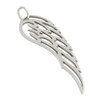 RHODIUM PLATED CUTOUT WING CHARM