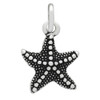 12MM SILVER STARFISH CHARM