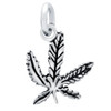 SMALL MARIJUANA LEAF CHARM