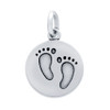 FOOTPRINTS MEDALLION CHARM