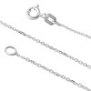 STERLING SILVER DIAMOND CUT CABLE 019 CHAIN (0.7MM)
