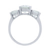 3 STONE SOLITAIRE CZ RING