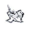 STERLING SILVER TEXAS COWBOY ON HORSE CHARM