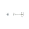 2.5MM CLEAR CZ STUD EARRINGS