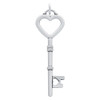 49MM HEART KEY PENDANT