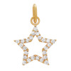 ROSE GOLD PLATED CZ STAR PENDANT