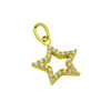 GOLD PLATED CZ STAR PENDANT