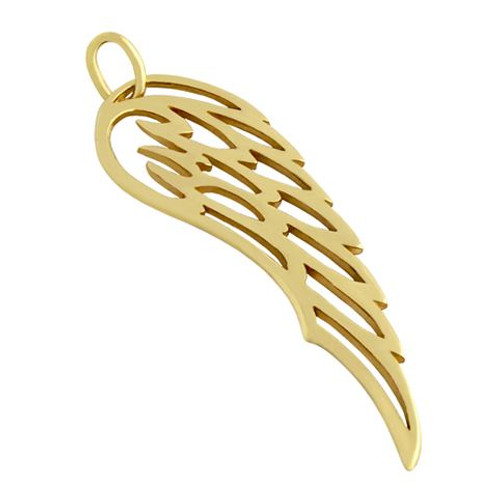 GOLD PLATED CUTOUT WING CHARM