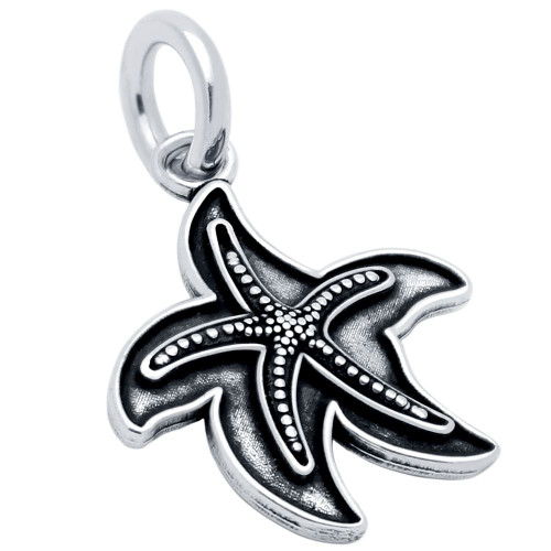 SILVER STARFISH CHARM