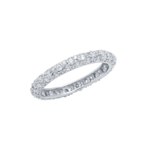 THIN CZ BAND RING