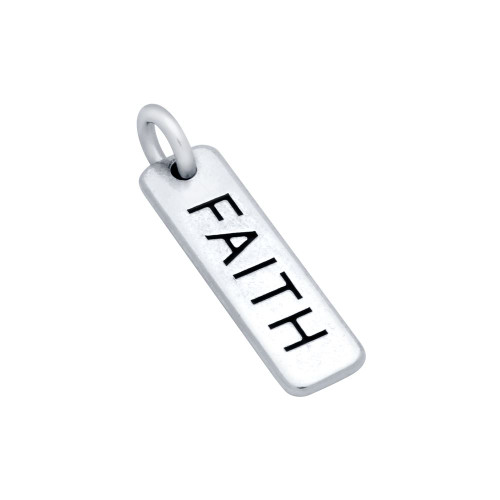 "FAITH" TAG CHARM