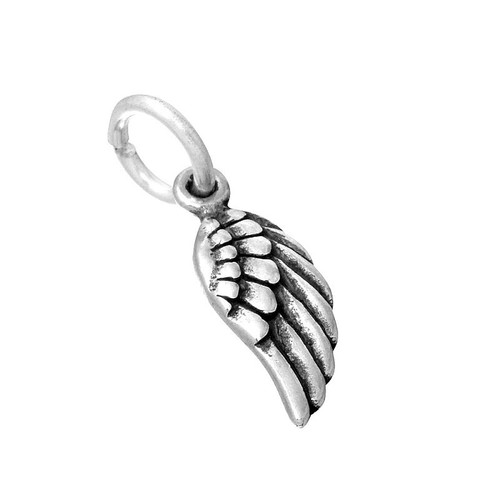 STERLING SILVER 16MM SMALL WING CHARM