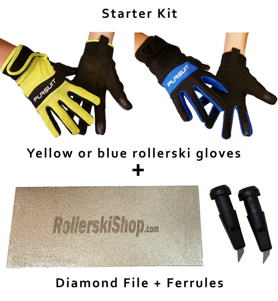 Rollerski Gloves, Ferrules, and File Special
