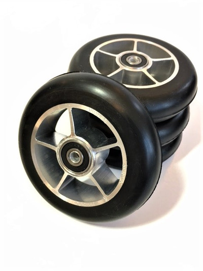 4 built 109x24 mm Roller Ski Wheels