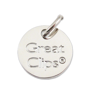 GC Logo Silver Circle Charm
