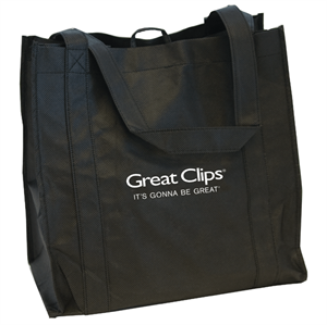 (ALL) Black Reusable Shopping Tote