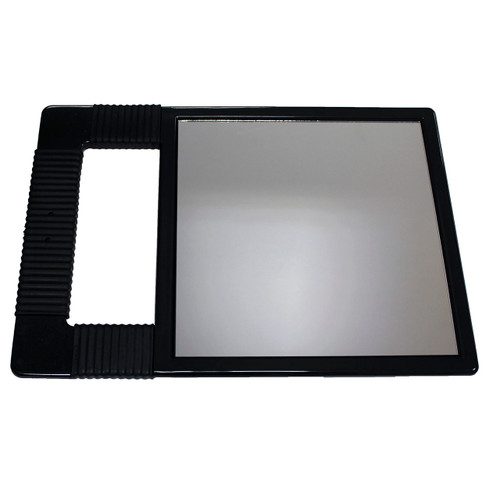 Black Square Hand Mirror