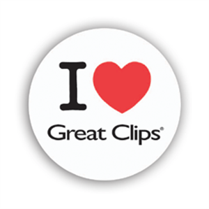 (ALL) I love Great Clips® Stickers (500/Roll)