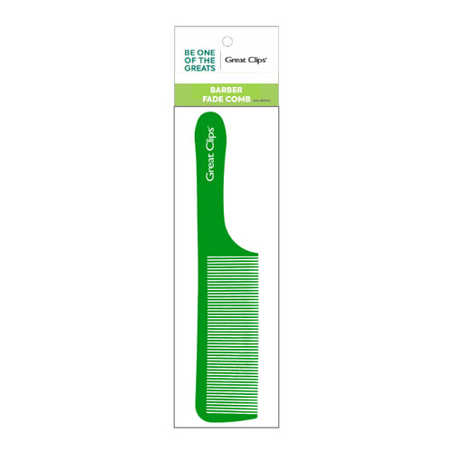 Barber Fade Comb - Emerald w/Logo