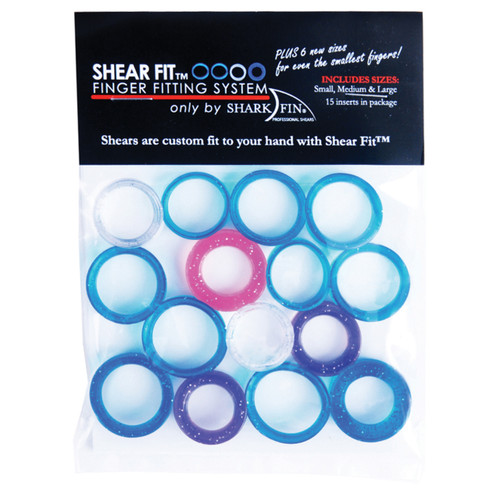 Shark Fin Ring Guard Insert 15pk Assorted Colors