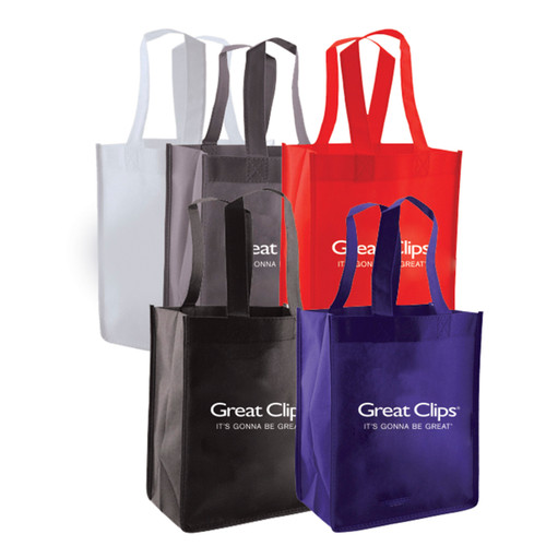 (ALL) Nonwoven Reusable Totes -Asst Colors