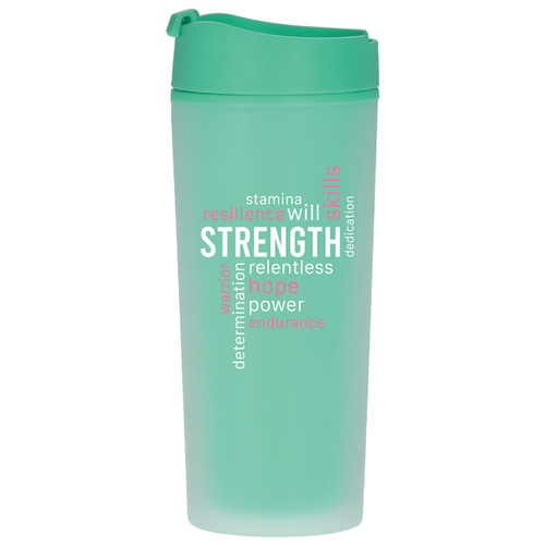 Frosted Seafoam Double Walled Tumbler 15oz