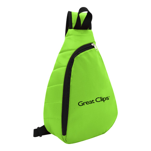 *****GREEN Puffy Sling Backpack