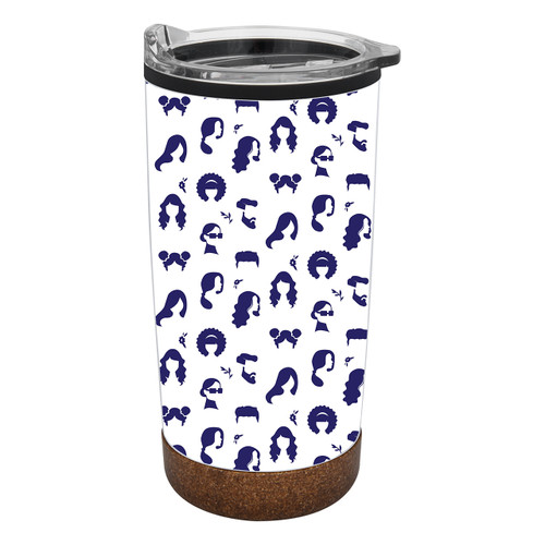 White Stainless Steel Tumbler 20 oz - Hair Styles