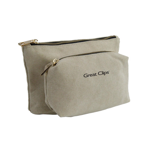 Canvas Double Pocket Case - Natural