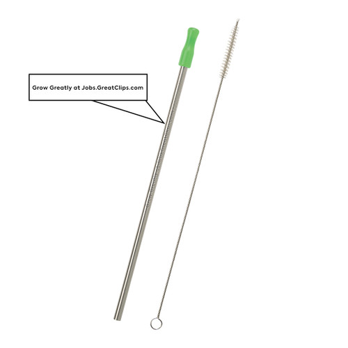 GC Stainless Steel Straw w/Cleaning Brush