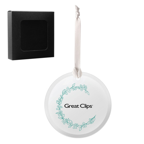 Holiday Ornament 2026 - Beveled Glass Great Clips