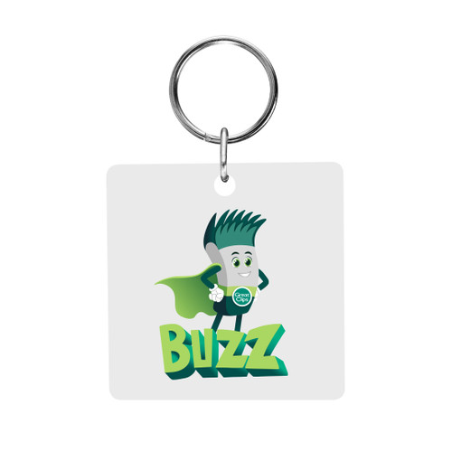 Buzz Key Tag Square