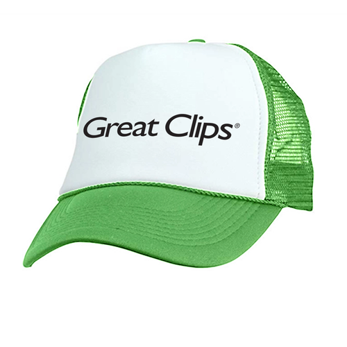 Green & White Trucker Hat