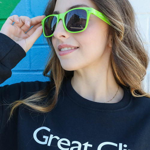 (NEW) Green Malibu Sunglasses