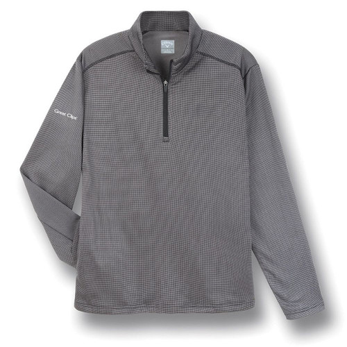 Houndstooth 1/4 Zip Golf Mens