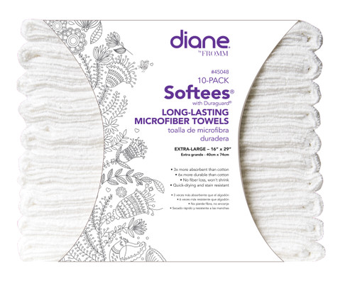 White Softees Micro Fiber Towels - 10pk