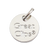 GC Logo Silver Circle Charm