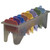 Wahl 8pc Color-Coded Attachments w/Caddy