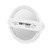 White LED Mirror w/Swivel Handle