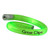 Flashy Green LED Tube Braclet - Green