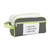 Deluxe Toiletry Bag Grey W/ Lime Green