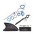 Shark Fin Eraser Swivel Texturizer