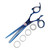 Shark Fin Blue Titanium Swivel Shear Trio Set