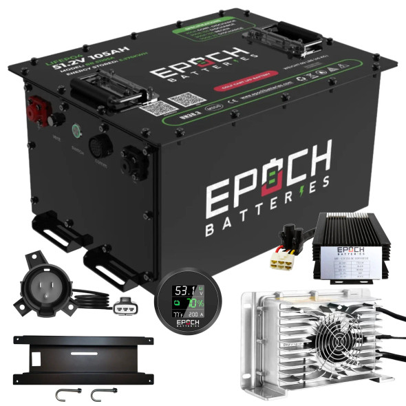 EPOCH Club Car Precedent Lithium Battery Conversion Kit (48V, 105AH)