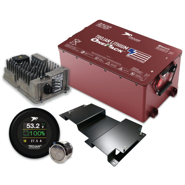 TROJAN EZGO RXV 48V Lithium Battery Conversion Kit - 105AH