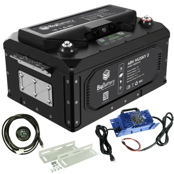 Big Battery EZGO RXV 48V Lithium Battery Conversion Kit - 105AH