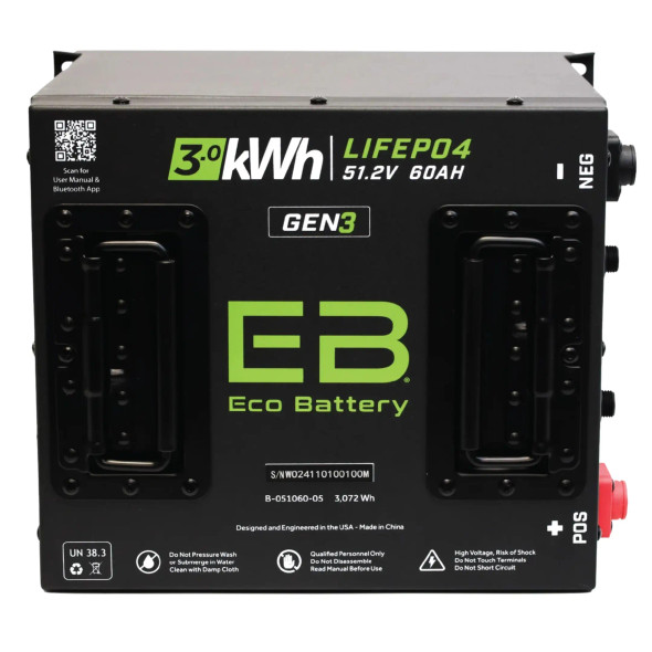 ECO Battery ICON i20 / i40 Lithium Conversion Kit (48V, 60Ah)